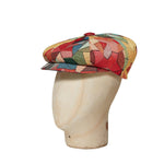 Summer Abstract Multi-Colour Cotton Gatsby Cap
