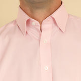 Two Button Cuff Pink Oxford