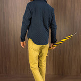 Yellow & Navy Golf Umbrella